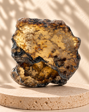 Piedra natural botrioidal crema y miel