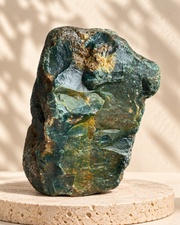 Piedra natural verde en bruto